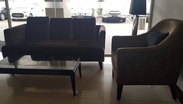 Zona de estar del vestíbulo