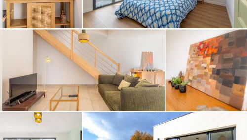 Maison moderne et spacieuse avec jardin à Pessac - Foto 4, Garden, Garden view, towels, stove, dishwasher, Shower, storage, heating, toaster