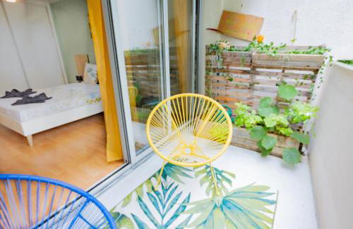 Duplex- T2 Barcelona Pop - Terrasses - Parking - Vue canal - Foto 3