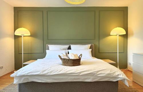 HyggeLiving - DELUXE - 90qm - Balkon - Gartenblick - 55 Zoll TV - Boxspringbetten - Hunde - Kinder - Fahrradkeller - Foto 6