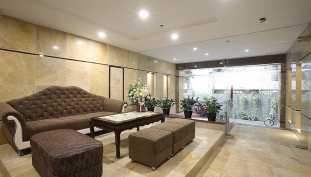 Zona de estar del vestíbulo