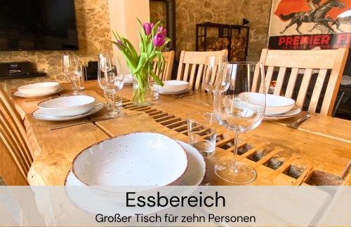 HexenburgbeiDresden Maisonette über 2 Etagen mit 4 Schlafzimmern, Kamin, Terrasse und Faßsauna, Nähe Sächsische Schweiz Dresden - Foto 12