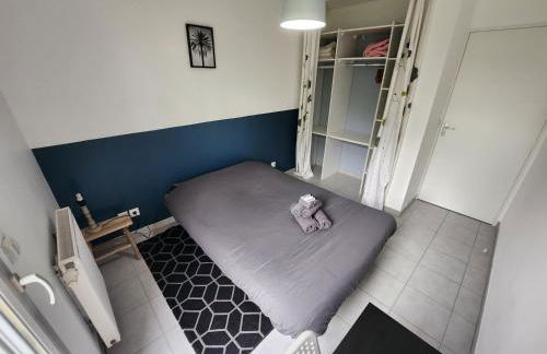 Appt 2 chambres au calme - jardin privé - Metro D, Eurexpo, Groupama Stadium - Foto 11