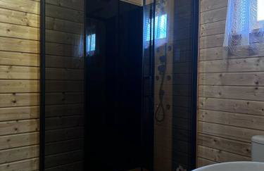 Mazurska bania u Pana Szeptuna - drewniany dom na skraju lasu - Foto 28