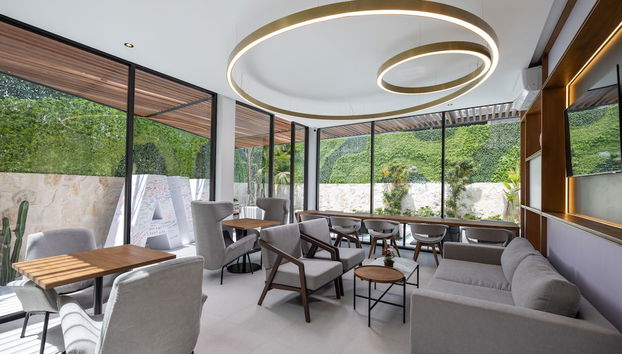 Sala de estar do lobby