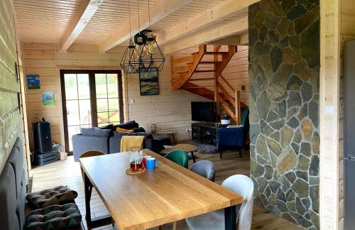 Górskie Formy - drewniany dom w górach z balią - Foto 5