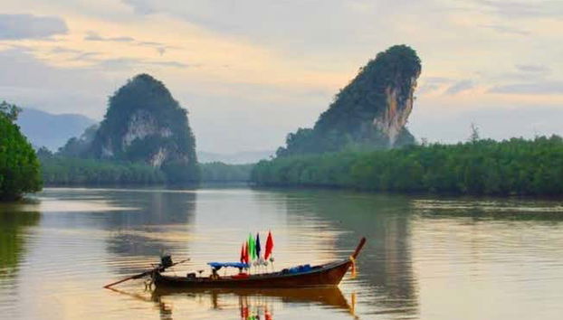 Bateau pendant l'activité