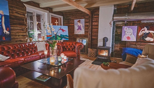 Sala de estar do lobby