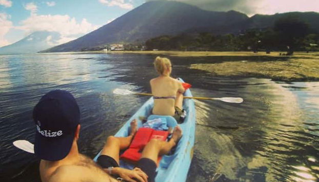 Relax durante el tour en kayak