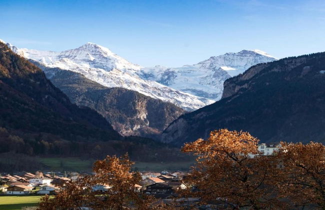 Pristine Home in a Charming Village, Large Grassy Sunbathing Area, View of the Mönch and Jungfrau - Foto 40