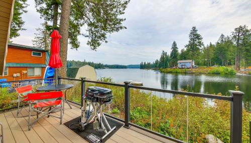 Steps to Sacheen Lake Cute Studio Cabin with Deck - Foto 1