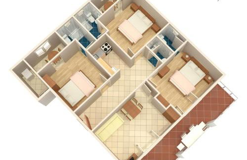 Apartments with parking space Podaca, Makarska - 10439 - Foto 14