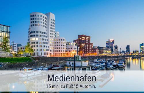 Fewokoko-Privat Apartment Zentral Lorettoviertel Rheinufer Altstadt Messe Landtag Königsallee - Foto 2