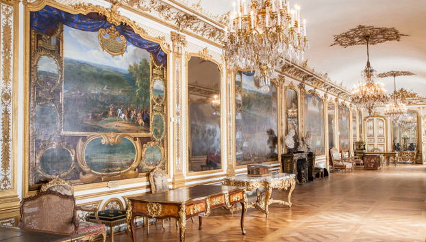 Una delle sale reali del castello