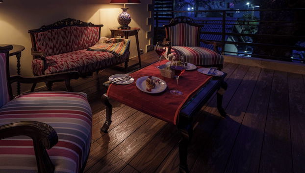 Coin salon dans le hall