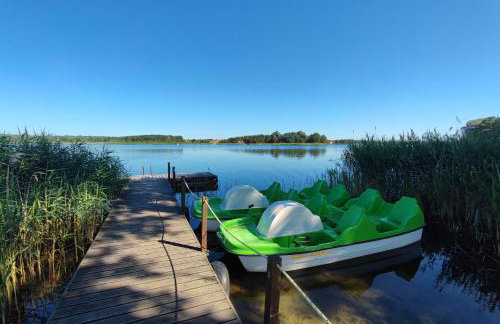 Siedlisko nr 5A nad jeziorem Skarlińskim, jezioro, mazury, domki letniskowe, bania - Foto 13