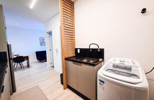 Apto com 1 quarto e sacada com churrasqueira - Foto 10