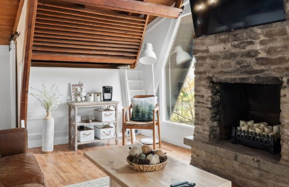 Lake View Hot Tub Modern A-frame - Foto 39