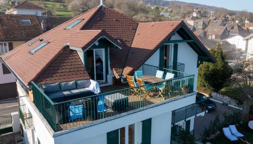 La Villa du Lac - Appartements de vacances - Les pieds dans l'eau - Foto 2
