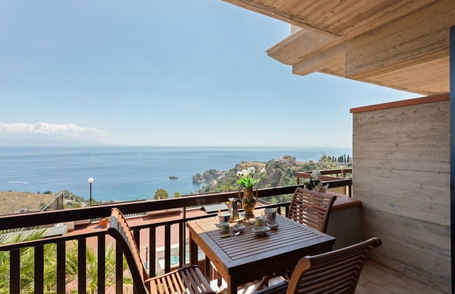 Taormina Panoramic Seaview Apartment - Foto 11