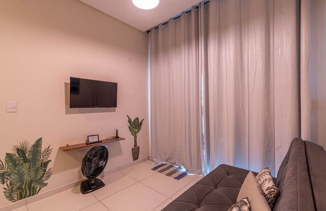 FLATS MAR'BELLA COM VARANDA, 100M PRAIA, PETFRIENDLY E ESTACIONAMENTO - Foto 15