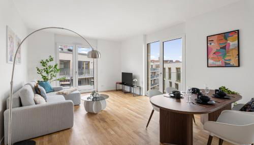 EXQUIS Design 4-Zimmer ART-DECÓ I Balcony I Family-friendly I Parking I Home Office - Photo 3