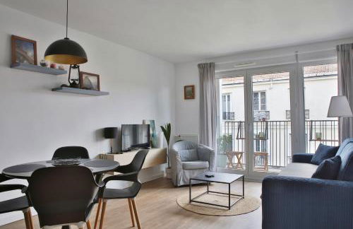 "STARRY in SO" 47m2, parking gratuit, rue calme et arborée, METRO 10 min, Stade de France 24min à pied - Foto 7