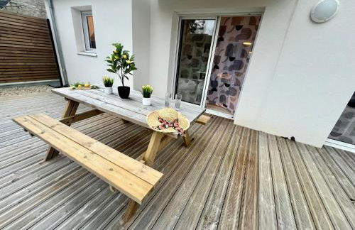 Le Belaven, Neuf, Cosy, Terrasse, jardin, Kerfany Plage, 1 à 6 pers - Foto 6