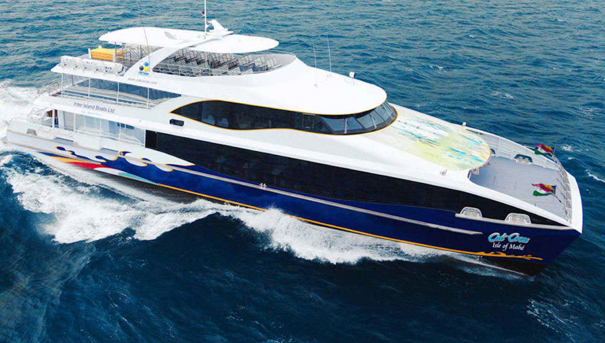 Praslin & La Digue Day Trip - Photo 2, Boat heading to Praslin and La Digue