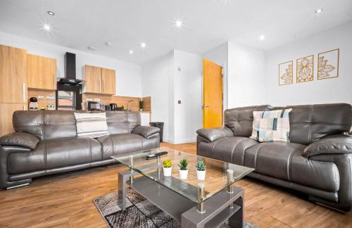 Stylish 2 Bedroom Flat in Birmingham JQ, Sleeps 6, Free WIFI and Secure Parking - Foto 20