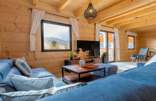 AleBale Przesieka luksusowy dom z bali z widokiem na Karkonosze - Foto 12