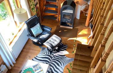 Eifel-Lounge BLOCKHAUS mit Kamin Garten Balkon nahe Köln Therme Brühl Phantasialand - Foto 3