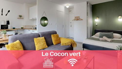 expat renting - Le Cocon Vert - Wifi - Near station - Foto 1