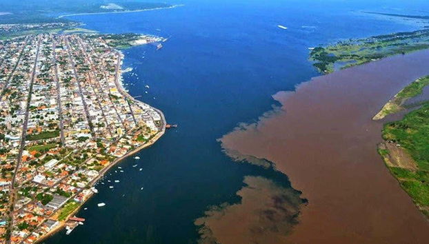 Views of Santarém and the Amazon and Tapajós Rivers