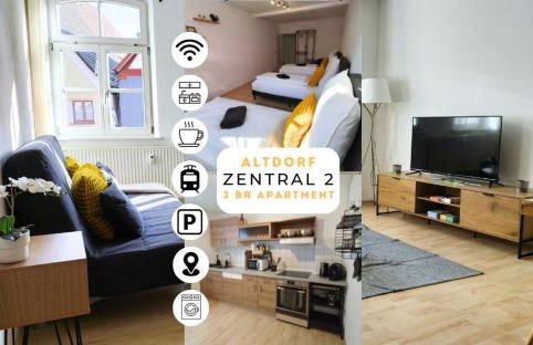 Altdorf Zentral 2, Stadtnähe NBG, 3 BR, 9 Pers - Foto 1