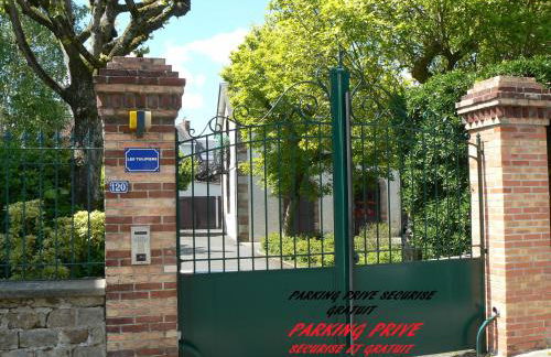 Les Tulipiers, Parking Sécurisé, Lit Queen-Size, le Mans Centre - Foto 15