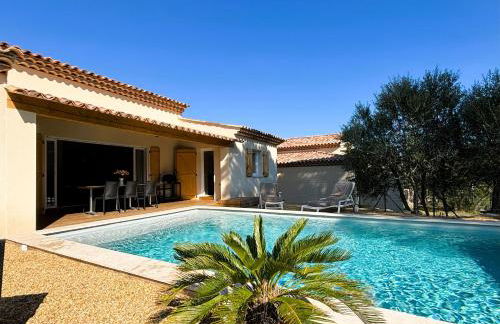 Plan de la Tour M1 - Villa 6 pers climatisée, 3 ch, piscine privée chauffée, nature & calme - Foto 13