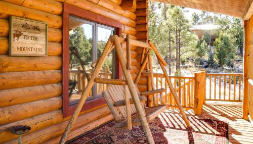 Lacys Log Cabin Alto Home with Mountain Views! - Foto 2