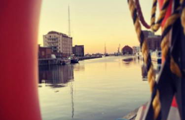 Historischer Ohlerich Speicher Wismar Apartment 18 mit Hafenblick- 2 Bäder - UNESCO Weltkulturerbe - Foto 11