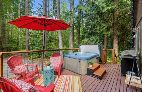 Retro A-Frame Cabin - Hot tub Firepit & Fireplace - Foto 22