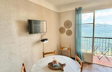 A 20min d AJACCIO, Grand studio 3 personnes - pieds dans l'eau - accès direct plage - vue mer exceptionnelle - Foto 4