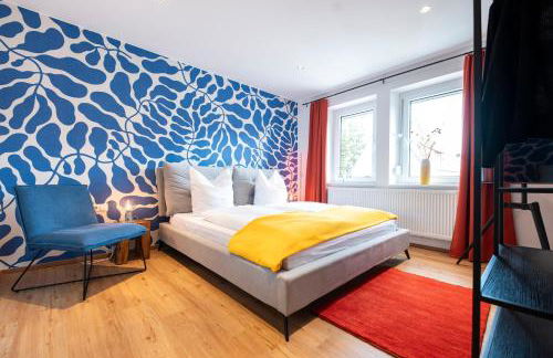 Bunter Hund Apartments - Zentrales Apartment, Parkplatz, Wintergarten, Kinderzimmer - Foto 2