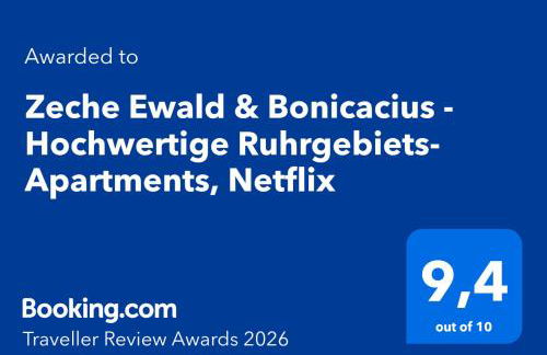 Zeche Ewald & Bonicacius - Hochwertige Ruhrgebiets-Apartments, Netflix - Foto 73