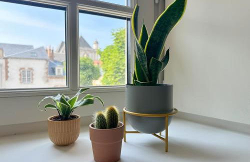 Appartement Design classé 3 étoiles avec Terrasse & Parking Privé - Hyper Centre Orléans - Foto 4