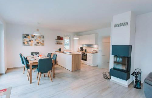 Wiesenpieper - Ferienhaus mit Kamin, Sauna und Meerblick - Foto 8