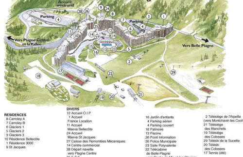 Grand appartement rénové - 11 pers - Centre station - Balcon - FR-1-181-2379 - Foto 3