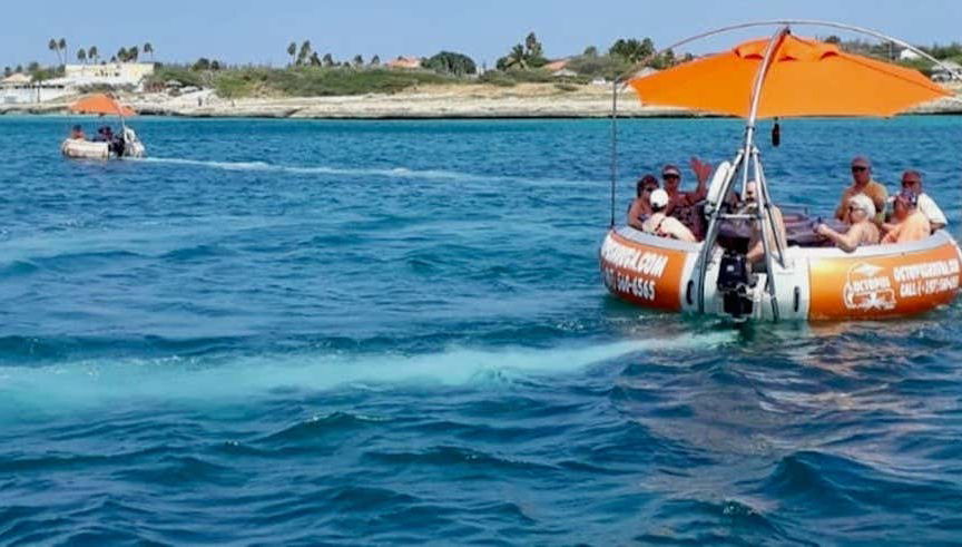 Location d'un donut boat