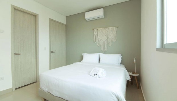 w Breathtaking 2BR w AC in Cartagena - Foto 2, Habitación