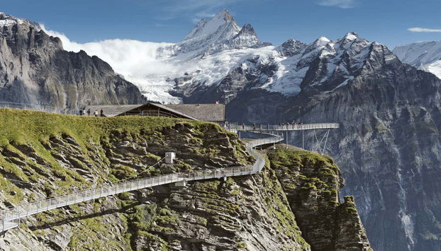 Grindelwald-First with the Cliff Walk.