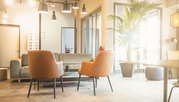 Zona de estar del vestíbulo